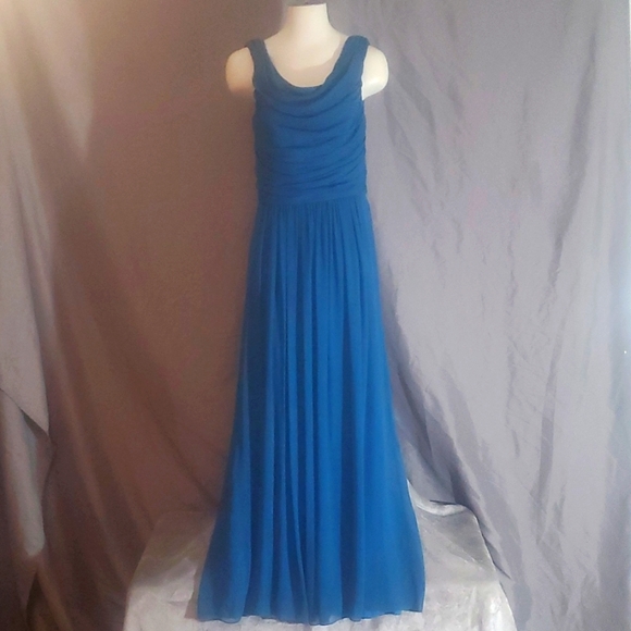 Dessy Collection Vivian Diamond Size 10 Dress - Picture 1 of 9